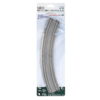 Kato 20186  N Curved Double Concrete Tie Superelevated Track 18-7/8 & 17-5/8" 480 & 447mm Radius 22.5-Degree Easements, 1 Left & 1 Right