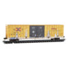 Micro Trains 12344012   N 60' Rib Side, Double Plug Door High-Cube, TTX #667025 weathered