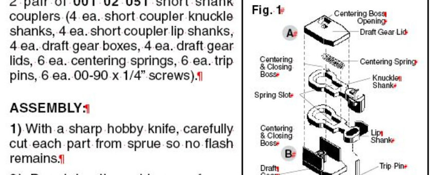 Micro Trains Line 00102051 (2004) N Body Mount Couplers Short Shank Kato Dash 9 (2pr)