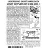 Micro Trains Line 00110007 (2004-1-10) N Assembled Underslung Short Shank BMC (10pr)