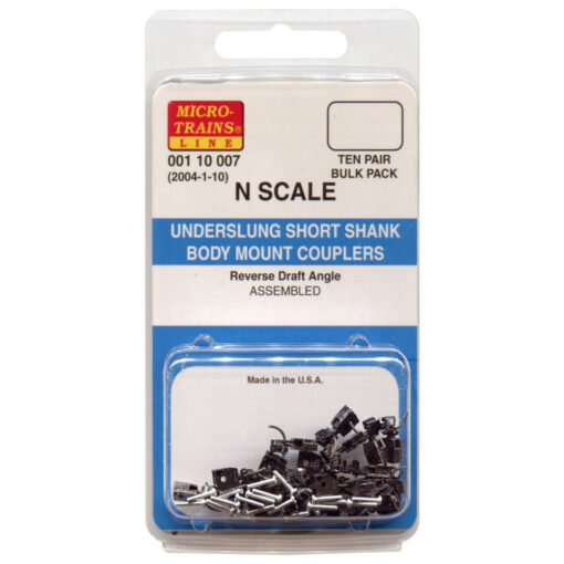 Micro Trains Line 00110007 (2004-1-10) N Assembled Underslung Short Shank BMC (10pr)