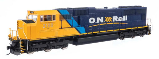 WalthersMainline 21013  HO EMD SD75I, Ontario Northland #2100 (blue, yellow, black) (DCC/Sound)