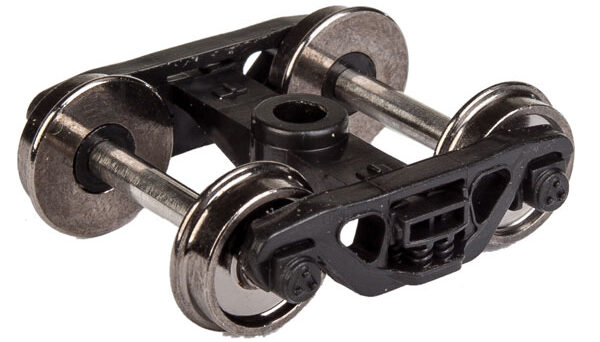 WalthersProto 2014  HO Rigid Plastic Trucks w/33" Metal RP-25 Wheels & Axles -- 70-Ton ASF Roller Bearing - 1 Pair