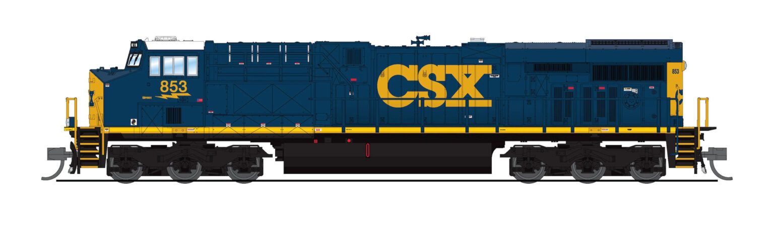 Broadway Limited Imports 8635 N EMD GE ES44AC, CSX YN3 Paint #853