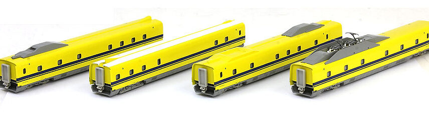 Kato 10-897  N 923-3000 Series "Doctor Yellow" Add-On Set (4 Cars)