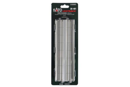 Kato 20401  N Double-Track Straight Viaduct -- 9-3/4" 24.8cm pkg(2)