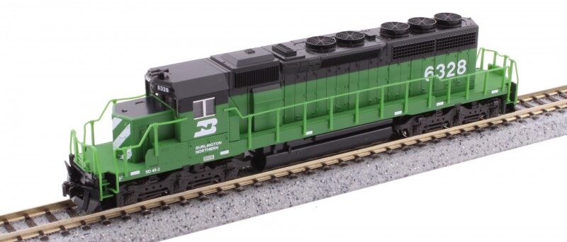 Kato 176-4822  N EMD SD40-2 (Early), Burlington Northern #6328