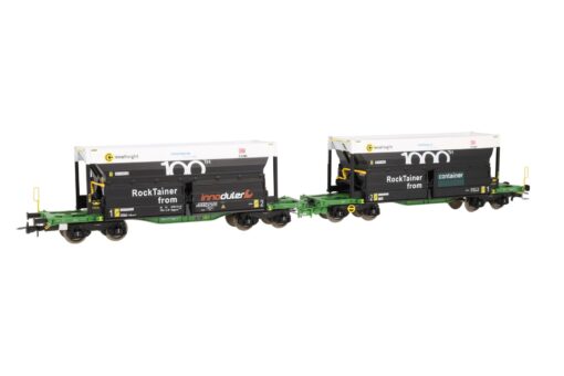 B-models 90.222  HO 2 piece set:  innofreight RockTainer ORE 100th / 1000th, DB AG