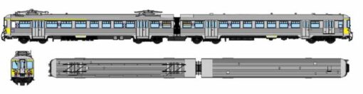 B-models 7103.01   HO Electric Railcar AM 56 BUDD, SNCB #129