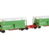 B-models 90.227  HO 2 piece set:  innofreight RockTainer ORE, DB Cargo - SALCOS Salzgitter AG