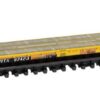 Micro Trains 13400031  N 60' Wood Deck Modern Flatcar, TTX (HTTX) #97423