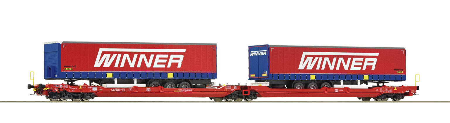 Roco 75887  Articulated double pocket wagon T3000e, DB AG