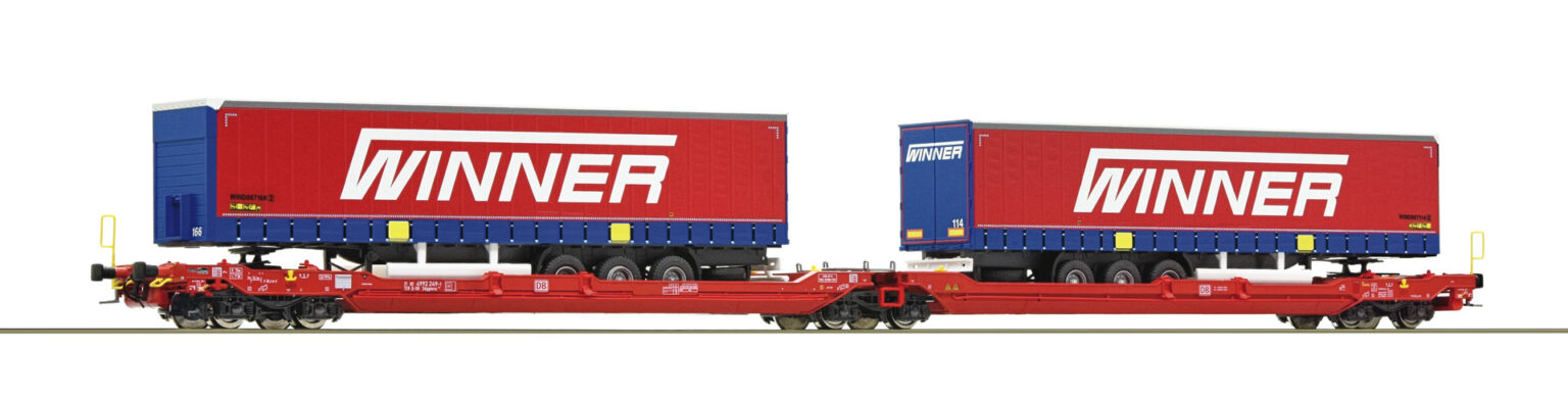 Roco 75888  Articulated double pocket wagon T3000e, DB AG