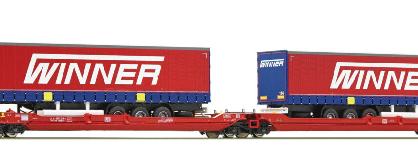 Roco 75888  Articulated double pocket wagon T3000e, DB AG
