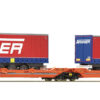 Roco 75889  Articulated double pocket wagon T3000e, DB AG