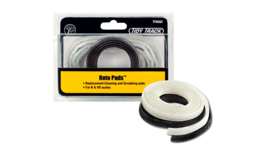 Woodland Scenics TT4562  Roto Pads™ Tidy Track® Rail and Wheel Maintenance
