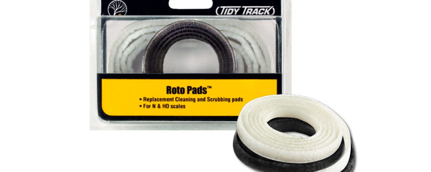 Woodland Scenics TT4562  Roto Pads™ Tidy Track® Rail and Wheel Maintenance