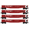 Micro Trains 98300239  N 4-Pack 50' Gondolas, CP Rail