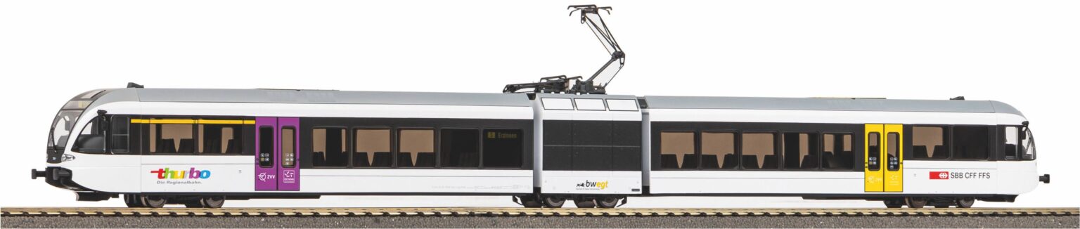 Piko 27503  HO Electric railcar GTW 2/6 Stadler THURBO, Bwegt SBB