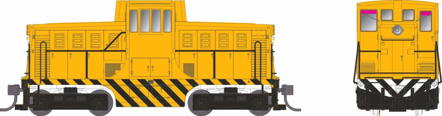 Rapido Trains 48534   HO GE 44 Tonner, Industrial Yellow (DCC/Sound)