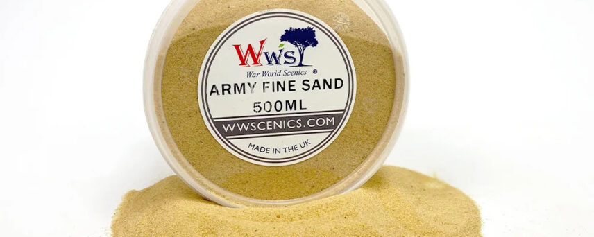 WWScenics 19-0522-WWS020   Army Fine Model Sand 500ml