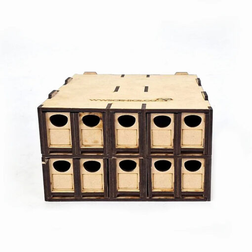 WWScenics  26-0523-WWS001 N-Gauge Loco Storage Box with 10 Drawers
