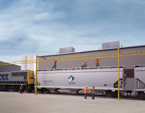 Walthers Cornerstone 4185   HO Transload Facility Safety System - Transload Facility