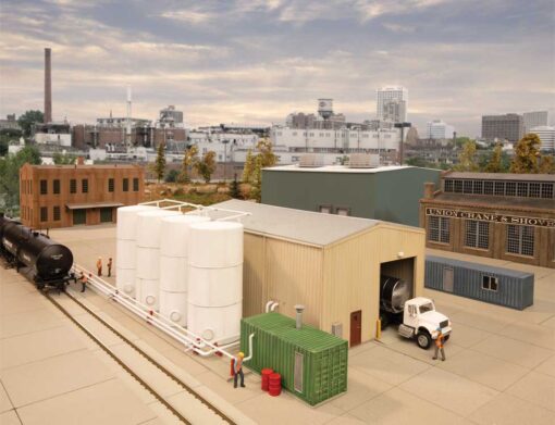 Walthers Cornerstone 4181   HO Corn Syrup Transfer - Transload Facility