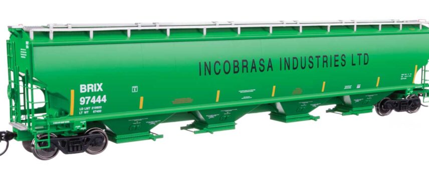 WalthersProto 110308  HO 67' Trinity 6351 4-Bay Covered Hopper, Incobrasa Industries Limited BRIX #97444