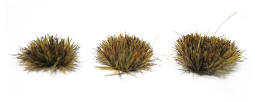WWScenics W3T-PA4   4mm Patchy Self-Adhesive Static Grass Tufts x103
