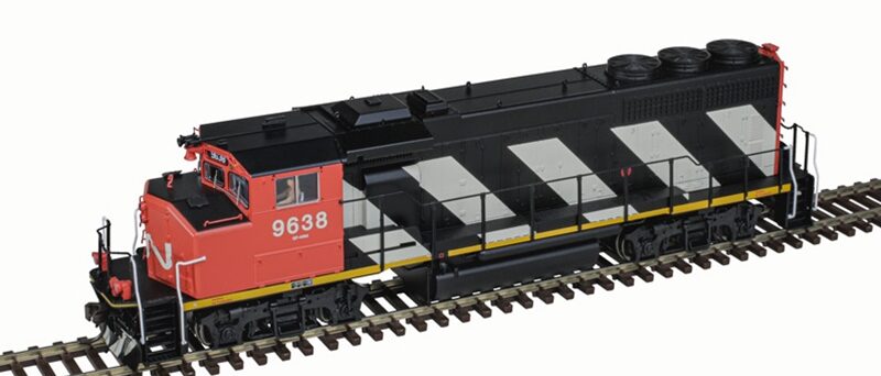 Atlas 10004402   GMD GP40-2W, Canadian National (Zebra Stripes) #9650