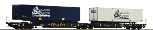 Roco 67411  Articulated double pocket wagon, CargoNet