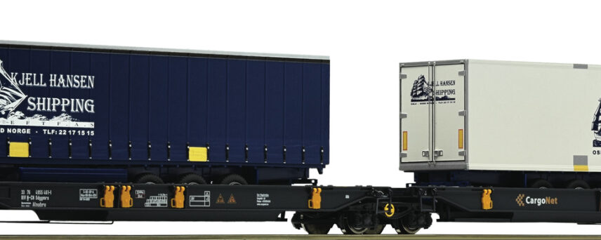 Roco 67411  Articulated double pocket wagon, CargoNet