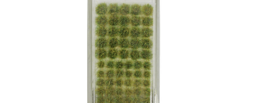 WWScenics W3T-SP4   4mm Spring Self-Adhesive Static Grass Tufts x103