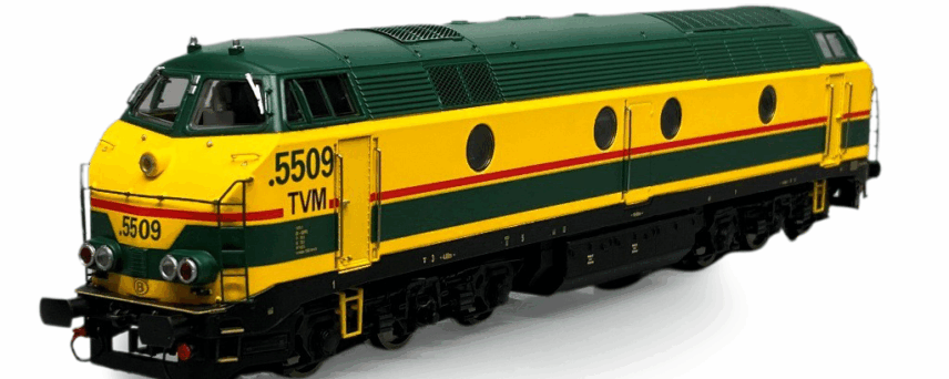 B-models 21.102  HO Diesel locomotive 55, NMBS/SNCB #5509 TVM (DCC/Sound)