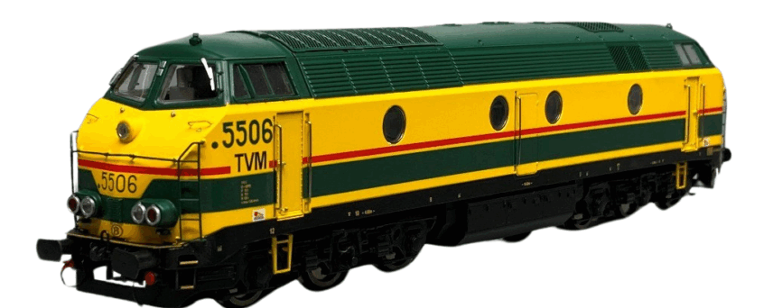 B-models 21.108  HO Diesel locomotive 55, NMBS/SNCB #5506 TVM (DCC/Sound)