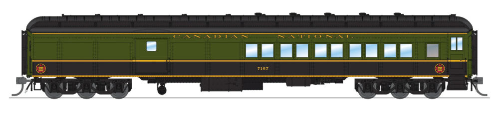 Broadway Limited Imports 9116   HO Coach-Baggage Combine, CNR #7167