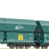 Fleischmann 552305  HO 2-piece set high capacity self unloading hopper wagon, XPEDYS (Belgien)