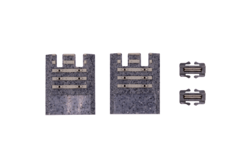 Kato 20099  N Roadbed Joiners Interface for Unitrack and Conventional Track on Cork Roadbed pkg(2)