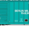 Rapido Trains 198004-6  HO PC&F 5317 cuft boxcar, Berlin Mills #479