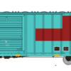 Rapido Trains 198010-3  HO PC&F 5317 cuft boxcar, BKTY - Patchout #155155
