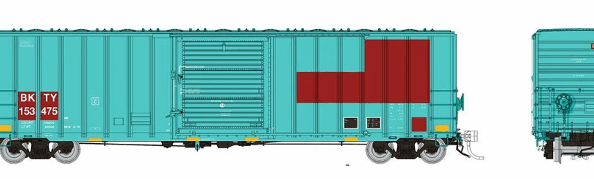 Rapido Trains 198010-2  HO PC&F 5317 cuft boxcar, BKTY - Patchout #153496