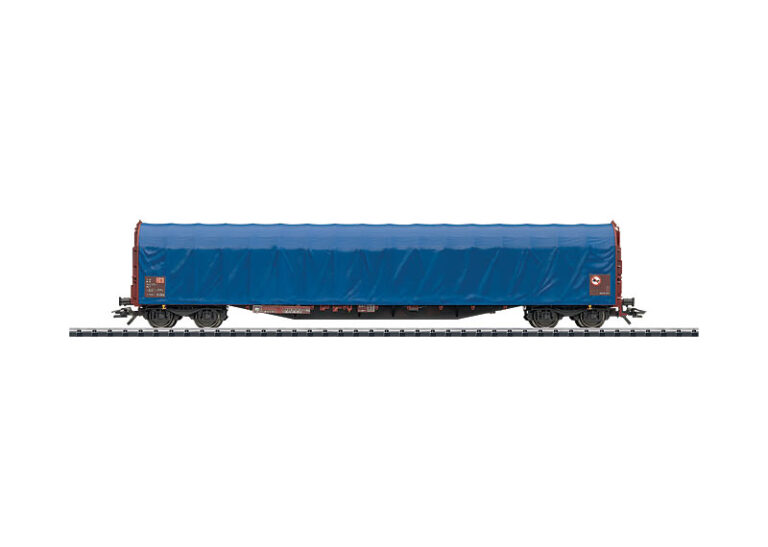 Trix 24343  HO Low Side Car with a Sliding Tarp Cover, DB AG