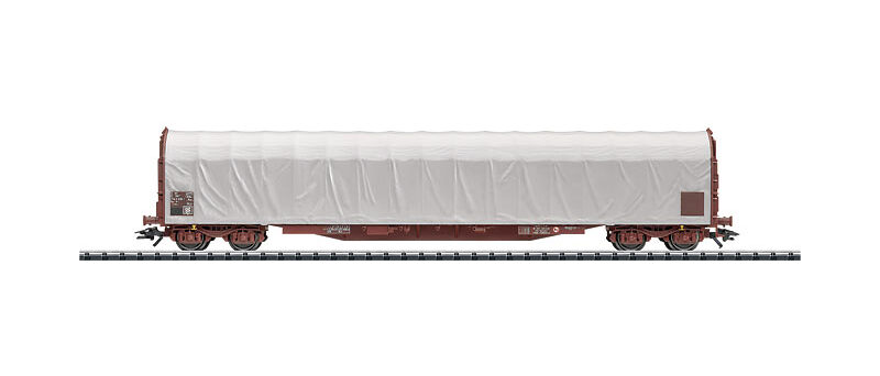 Trix 24351  HO Low Side Car with a Sliding Tarp Cover, SNCF