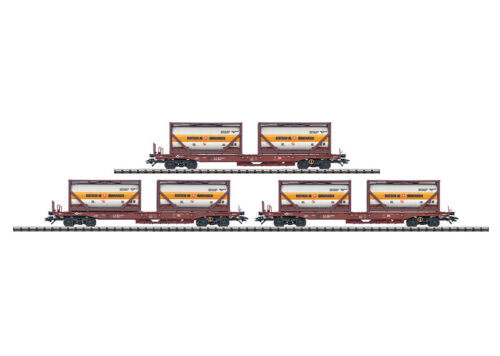 Trix 24329  HO Container Car Set "Bertschi", DB AG