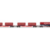 Trix 24425  HO 3-pcs Container Car Set, DB AG